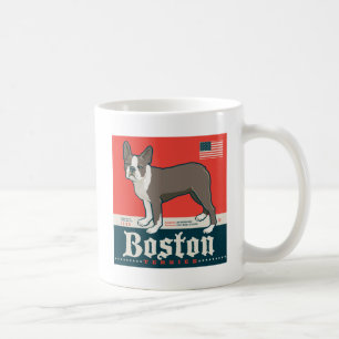 Patriotic   Boston Terrier Coffee Mug