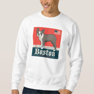 Patriotic   Boston Terrier Sweatshirt