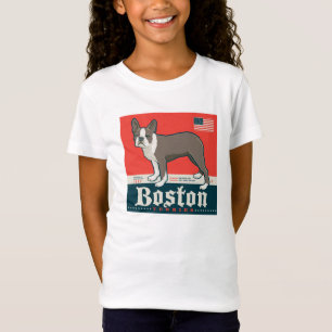 Patriotic   Boston Terrier T-Shirt
