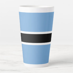 Patriotic Botswana Flag Latte Mug