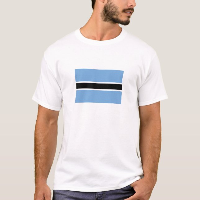 Patriotic Botswana Flag T-Shirt (Front)