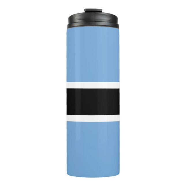 Patriotic Botswana Flag Thermal Tumbler (Front)
