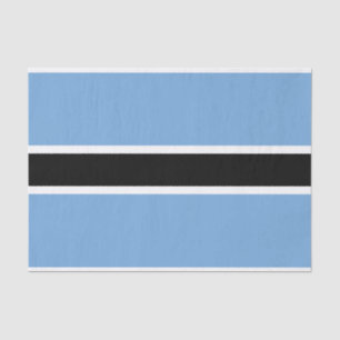 Patriotic Botswana Flag Tissue Paper