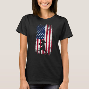 Patriotic Boxer 4th Of July US American Flag Boxin T-Shirt