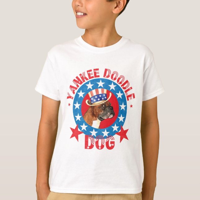 Patriotic Boxer T-Shirt (Front)