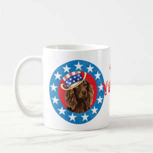 Patriotic Boykin Spaniel Coffee Mug