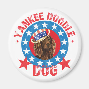 Patriotic Boykin Spaniel Magnet