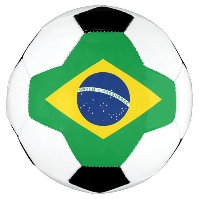 Patriotic Brazil Flag Football (Front)