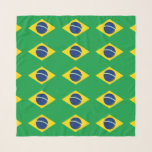 Patriotic Brazil Flag Scarf<br><div class="desc">The national flag of Brazil.</div>