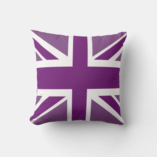 Patriotic British Union Jack Flag Cushion (Front)