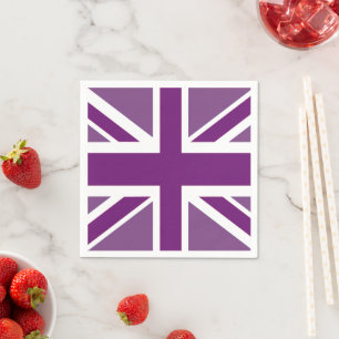 Patriotic British Union Jack Flag Napkin