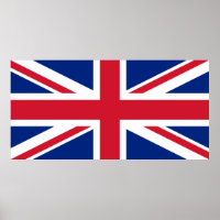 Patriotic British Union Jack Flag