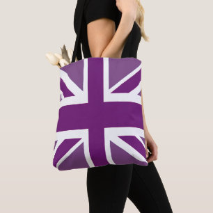 Patriotic British Union Jack Flag Tote Bag