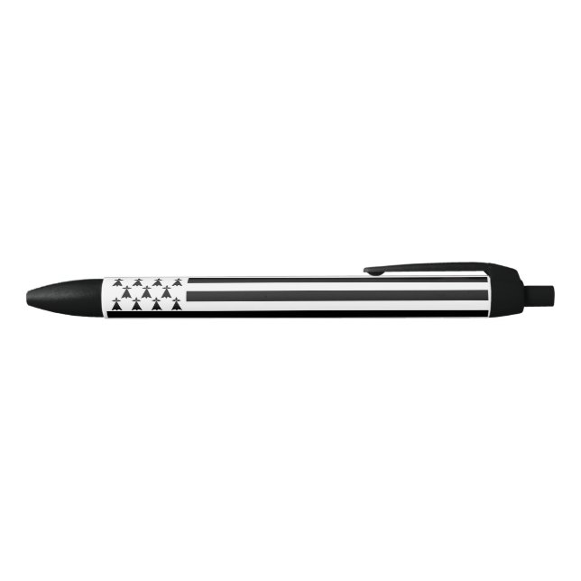 Patriotic Brittany Flag Blue Ink Pen (Top)