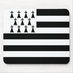 Patriotic Brittany Flag Mouse Mat