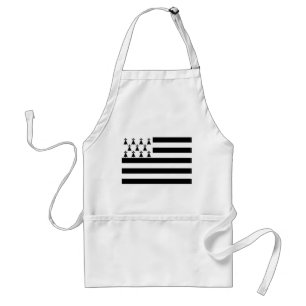 Patriotic Brittany Flag Standard Apron