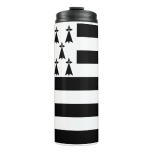 Patriotic Brittany Flag Thermal Tumbler