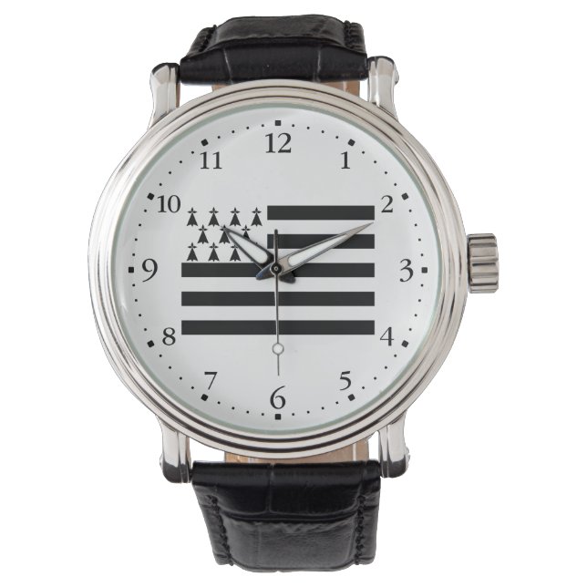 Patriotic Brittany Flag Watch (Front)