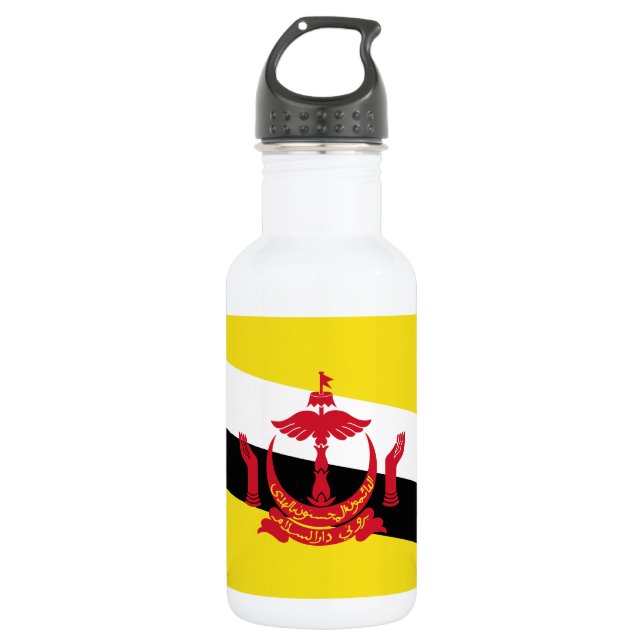 Patriotic Brunei Flag 532 Ml Water Bottle (Front)