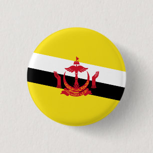 Patriotic Brunei Flag Button
