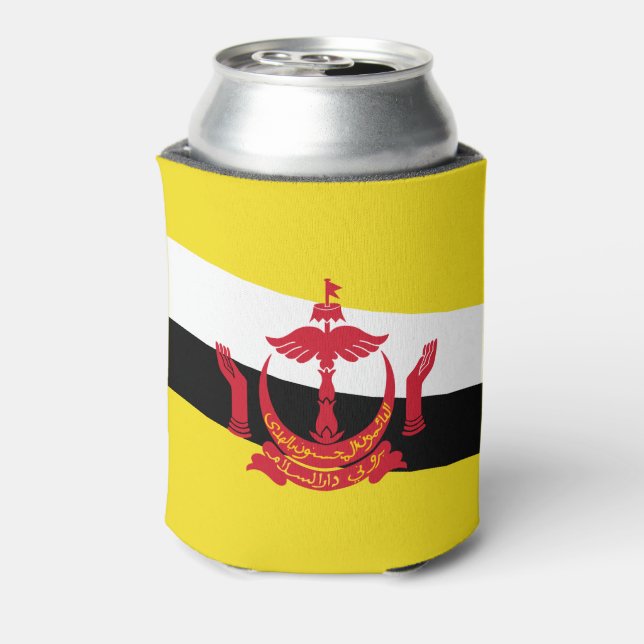 Patriotic Brunei Flag Can Cooler (Can Back)