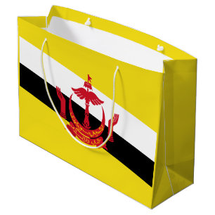 Patriotic Brunei Flag Large Gift Bag