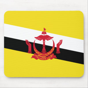 Patriotic Brunei Flag Mouse Pad