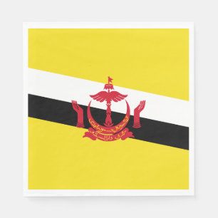 Patriotic Brunei Flag Napkin