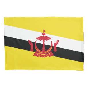 Patriotic Brunei Flag Pillowcase