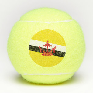 Patriotic Brunei Flag Tennis Balls