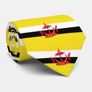 Patriotic Brunei Flag Tie
