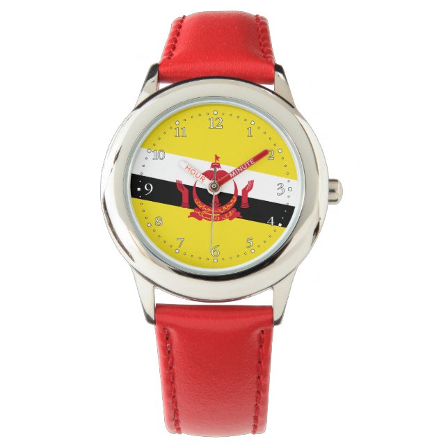 Patriotic Brunei Flag Watch (Front)