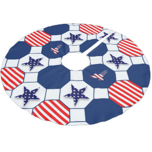Patriotic Brushed Polyester Tree Skirt
