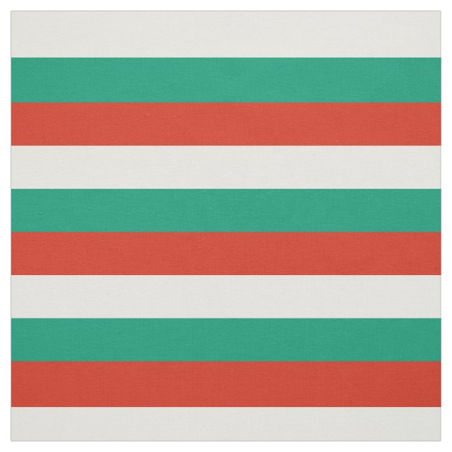 Patriotic Bulgarian Flag Fabric (Swatch)
