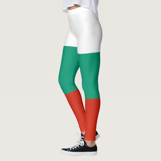 Patriotic Bulgarian Flag Leggings (Left)