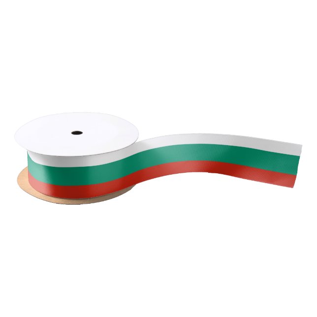 Patriotic Bulgarian Flag Satin Ribbon (Spool)
