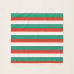 Patriotic Bulgarian Flag Scarf<br><div class="desc">The national flag of Bulgaria.</div>