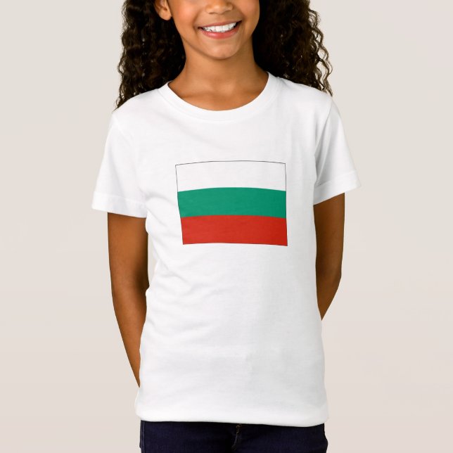 Patriotic Bulgarian Flag T-Shirt (Front)
