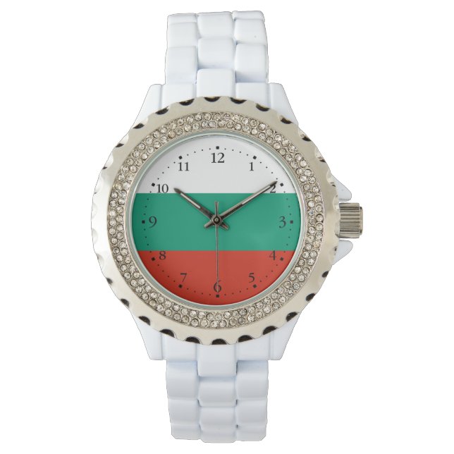 Patriotic Bulgarian Flag Watch (Front)