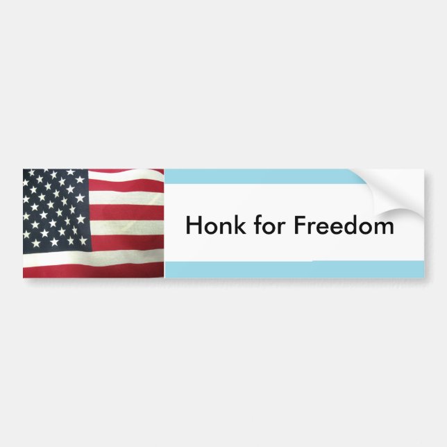 Patriotic Bumper Sticker (Front)