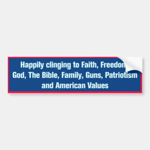 Patriotic Bumper Sticker