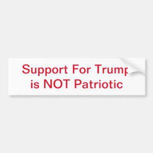Patriotic Bumper Sticker For Real Americans 