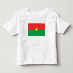 Patriotic Burkina Faso Flag Toddler T-Shirt