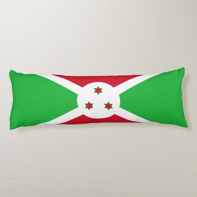 Patriotic Burundi Flag Body Cushion (Back)