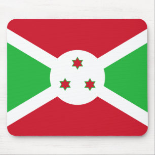 Patriotic Burundi Flag Mouse Mat