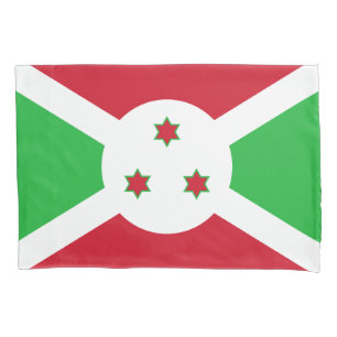 Patriotic Burundi Flag Pillowcase
