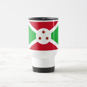 Patriotic Burundi Flag Travel Mug