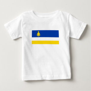 Patriotic Buryatia Flag Baby T-Shirt