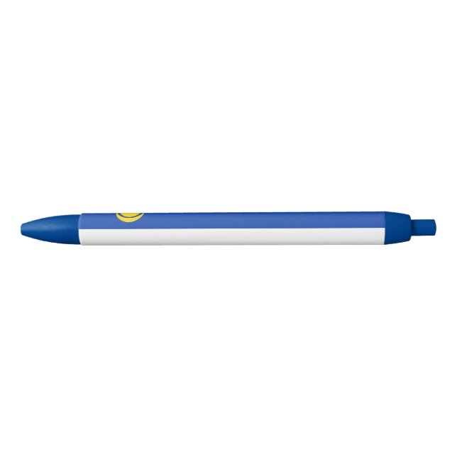Patriotic Buryatia Flag Blue Ink Pen (Front)