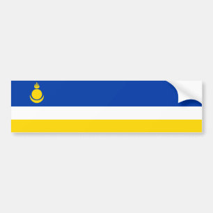 Patriotic Buryatia Flag Bumper Sticker